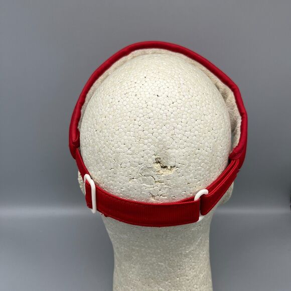 Myrtle Beach Visor‎ Hat Vintage 1980s South Carolina Red Beach Vacation Souvenir - Picture 4 of 6